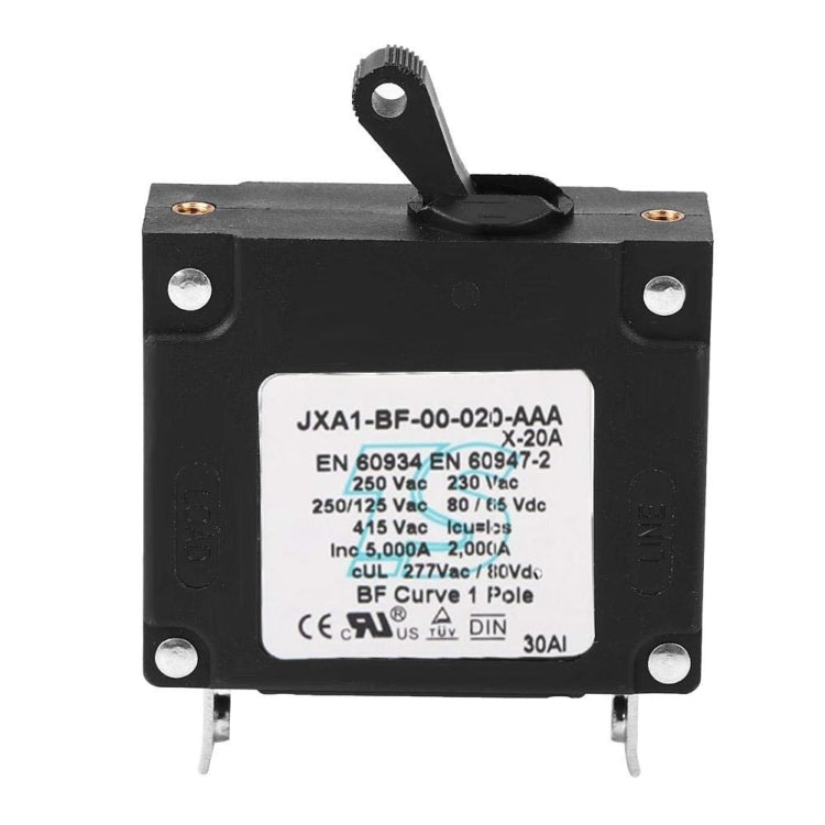 Interruttore di circuito idraulico di ripristino del sovraccarico da 80 V CC, 15A, 20A, 25A, 30A
