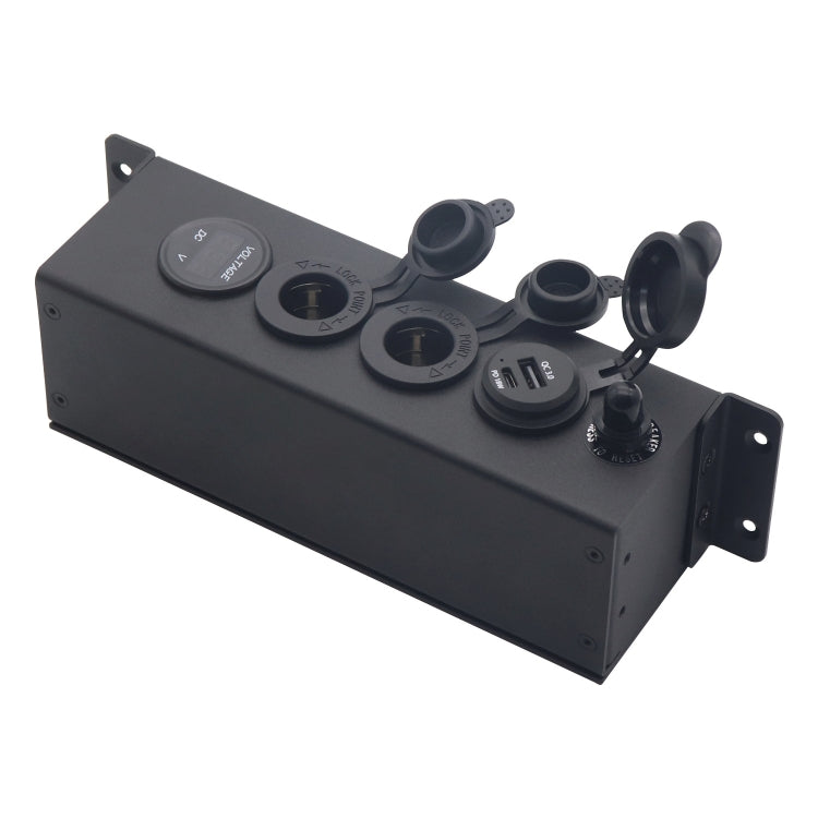 Presa accendisigari con voltmetro USB con interruttore per auto e nave, AOS3515-1, AOS3515-50A-Z With 30CM Cable