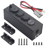 Presa accendisigari con voltmetro USB con interruttore per auto e nave, AOS3515-1, AOS3515-50A-Z With 30CM Cable