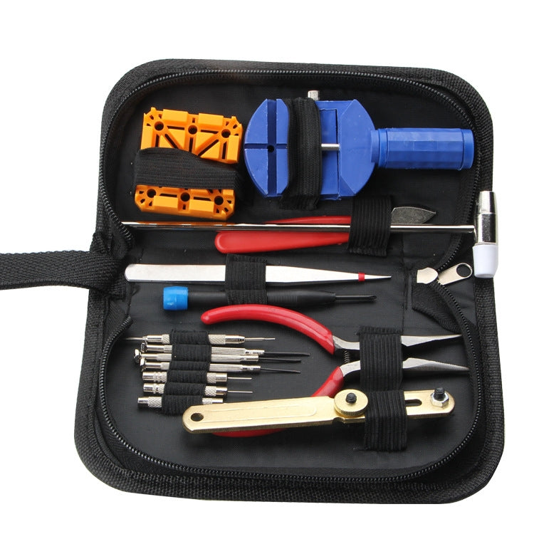 Set di riparazione orologi 16 in 1 Strumento di combinazione di riparazione