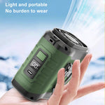 Ventilatore USB portatile da appendere con batteria 4000/10000mAh