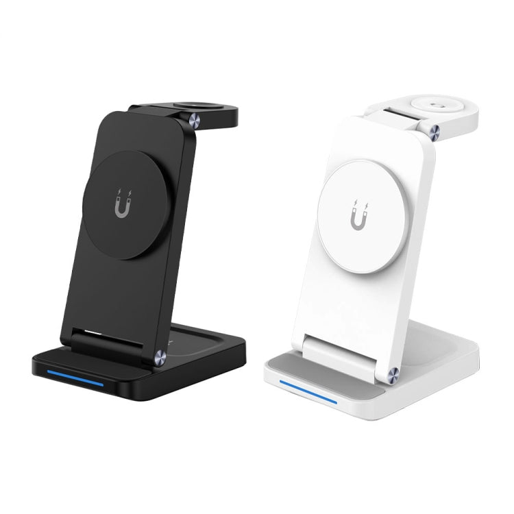 Caricabatterie wireless pieghevole 3 in 1 magnetico
