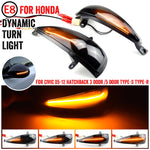 1 paio per Honda Civic 8th specchietto retrovisore indicatori di direzione luci