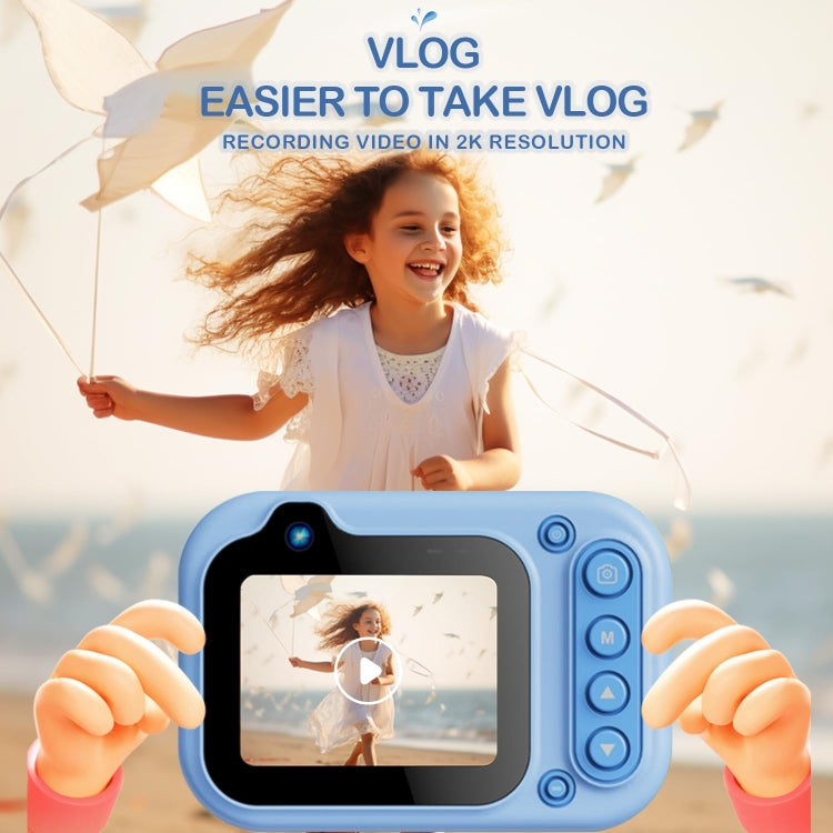Mini telecamera impermeabile 2K HD 10X con display 2,4"