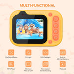 Mini telecamera impermeabile 2K HD 10X con display 2,4"