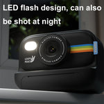 Fotocamera con stampa fotografica, schermo 2" e flash LED