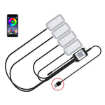 Luce per atmosfera ritmica musicale per auto a controllo vocale a LED a otto colori, 5V USB Remote Control, 5V USB APP, 5V USB APP + Remote Control, 5V USB With Switch Remote Control, 5V USB With Switch APP, 5V USB With Switch APP + Remote Control     ...