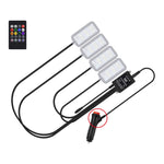 Luce per atmosfera ritmica musicale per auto a controllo vocale a LED a otto colori, 5V USB Remote Control, 5V USB APP, 5V USB APP + Remote Control, 5V USB With Switch Remote Control, 5V USB With Switch APP, 5V USB With Switch APP + Remote Control     ...