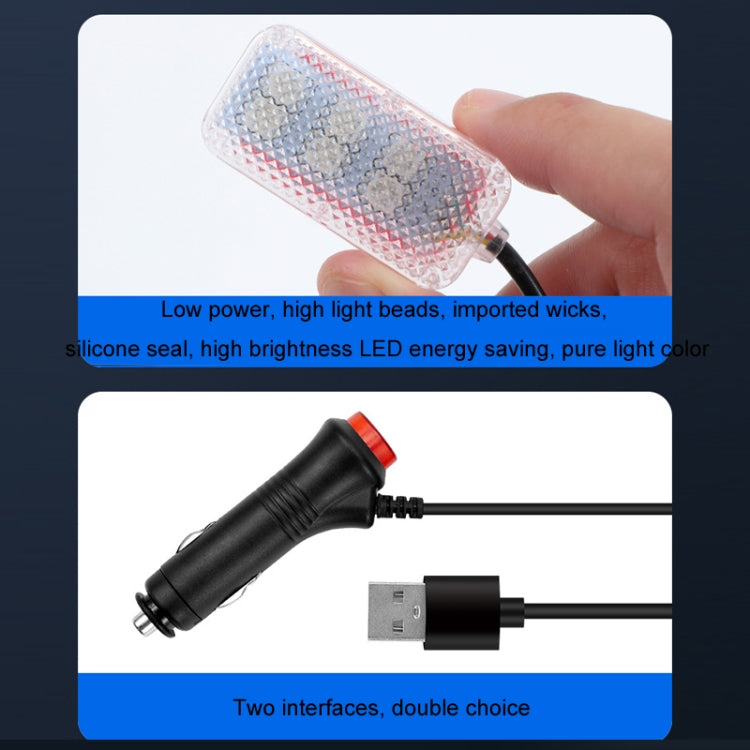Luce per atmosfera ritmica musicale per auto a controllo vocale a LED a otto colori, 5V USB Remote Control, 5V USB APP, 5V USB APP + Remote Control, 5V USB With Switch Remote Control, 5V USB With Switch APP, 5V USB With Switch APP + Remote Control     ...