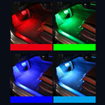 Luce per atmosfera ritmica musicale per auto a controllo vocale a LED a otto colori, 5V USB Remote Control, 5V USB APP, 5V USB APP + Remote Control, 5V USB With Switch Remote Control, 5V USB With Switch APP, 5V USB With Switch APP + Remote Control     ...