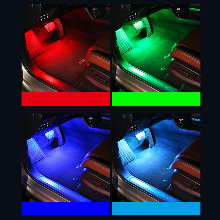 Luce per atmosfera ritmica musicale per auto a controllo vocale a LED a otto colori, 5V USB Remote Control, 5V USB APP, 5V USB APP + Remote Control, 5V USB With Switch Remote Control, 5V USB With Switch APP, 5V USB With Switch APP + Remote Control     ...