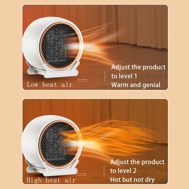 Riscaldatore da tavolo ad alta potenza a due velocità da 1800 W, riscaldatore domestico a riscaldamento rapido, EU Plug, UK Plug, US Plug