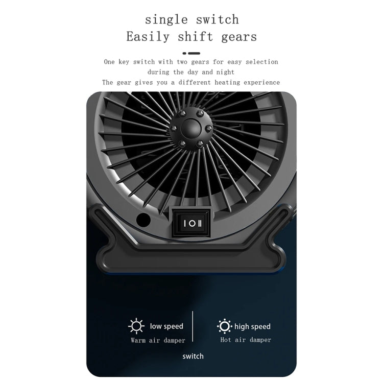 Riscaldatore da tavolo ad alta potenza a due velocità da 1800 W, riscaldatore domestico a riscaldamento rapido, EU Plug, UK Plug, US Plug