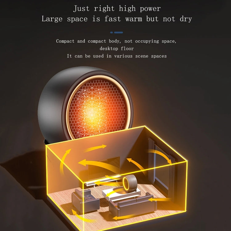 Riscaldatore da tavolo 1800W a due velocità