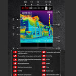 Dispositivo di imaging termico portatile Termometro HX1