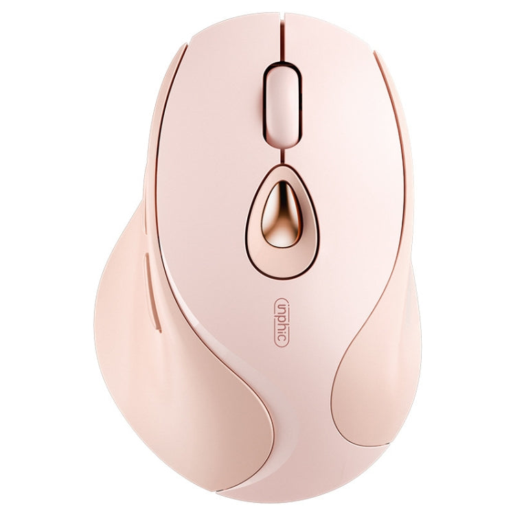 Mouse wireless Inphic DR801 2.4G+Bluetooth 5.0/4.0 USB Tri-Mode Mute Ricaricabile Ragazze Ufficio Casa Gaming Mouse