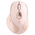Mouse wireless Inphic DR801 2.4G+Bluetooth 5.0/4.0 USB Tri-Mode Mute Ricaricabile Ragazze Ufficio Casa Gaming Mouse