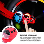 Attrezzatura per bicicletta Faro LED in silicone a coccinella