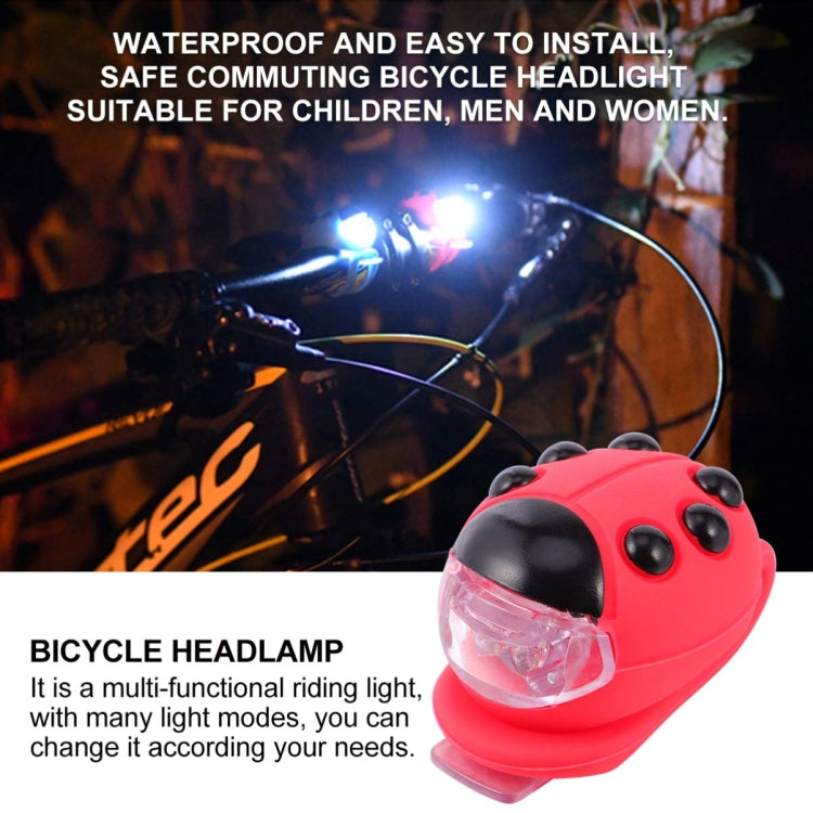 Attrezzatura per bicicletta Faro LED in silicone a coccinella