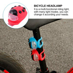 Attrezzatura per bicicletta Faro LED in silicone a coccinella