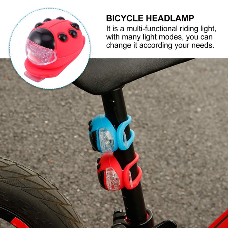 Attrezzatura per bicicletta Faro LED in silicone a coccinella