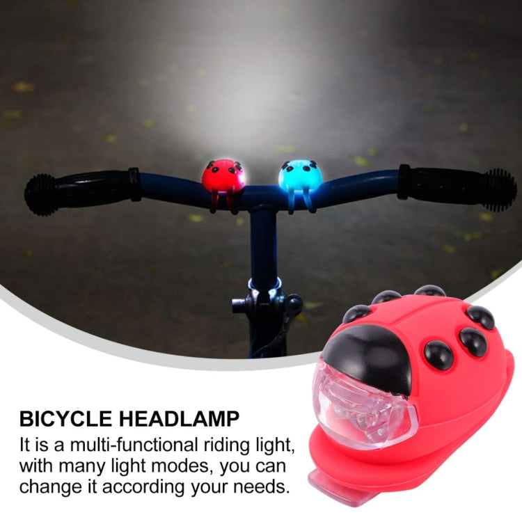 Attrezzatura per bicicletta Faro LED in silicone a coccinella