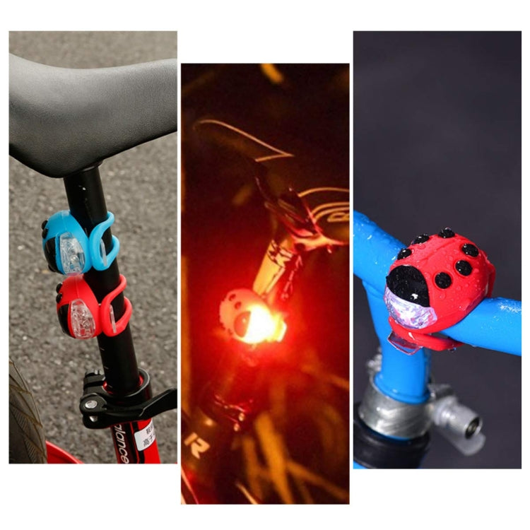 Attrezzatura per bicicletta Faro LED in silicone a coccinella