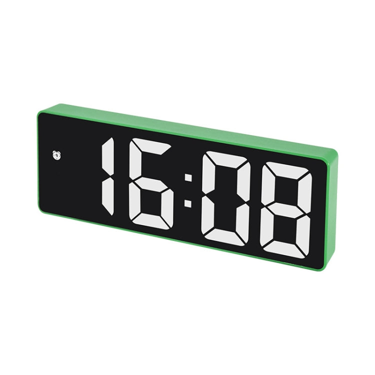 JX012 Orologio elettronico LED multifunzionale Batteria Plug-in Sveglia da comodino a doppio scopo