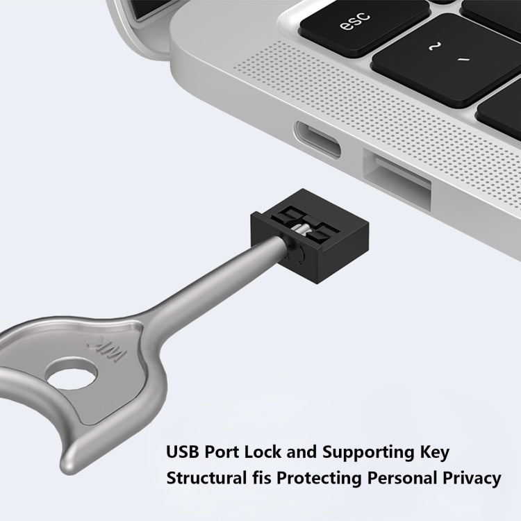 Blocco di tenuta USB 2.0/3.0 con tappo antipolvere rimovibile