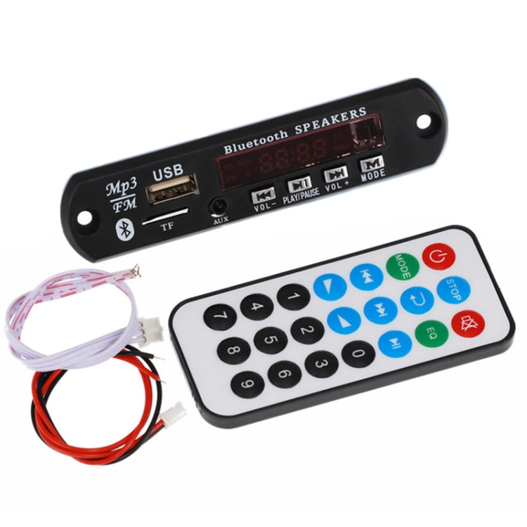 Modulo ricevitore audio Bluetooth 5.0 MP3 per auto da 12 V Scheda madre radio FM Scheda decodifica audio lossless, Lossless Decoder Board