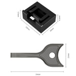 Tappo antipolvere USB rimovibile con blocco sicurezza