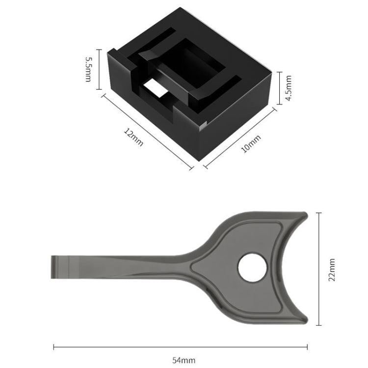 Tappo antipolvere USB rimovibile con blocco sicurezza