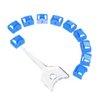 Blocco antifurto porta RJ45 con tappo antipolvere rimovibile