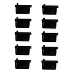 Set 10 coperture antipolvere porta USB 2.0 in silicone