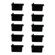 10 pezzi/set USB 2.0 femmina porta antipolvere porta di ricarica copertura in silicone, Black, White, Red, Transparent, Yellow, Blue