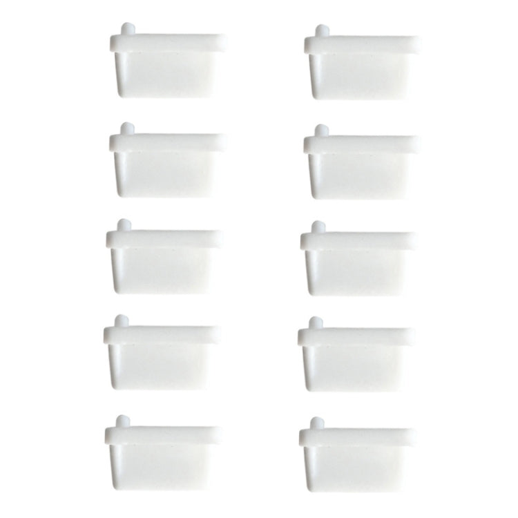 Set 10 coperture antipolvere porta USB 2.0 in silicone