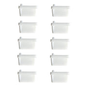 10 pezzi/set USB 2.0 femmina porta antipolvere porta di ricarica copertura in silicone, Black, White, Red, Transparent, Yellow, Blue
