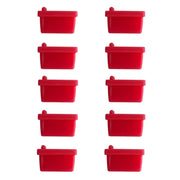 10 pezzi/set USB 2.0 femmina porta antipolvere porta di ricarica copertura in silicone, Black, White, Red, Transparent, Yellow, Blue