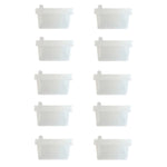 Set 10 coperture antipolvere porta USB 2.0 in silicone