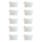 10 pezzi/set USB 2.0 femmina porta antipolvere porta di ricarica copertura in silicone, Black, White, Red, Transparent, Yellow, Blue
