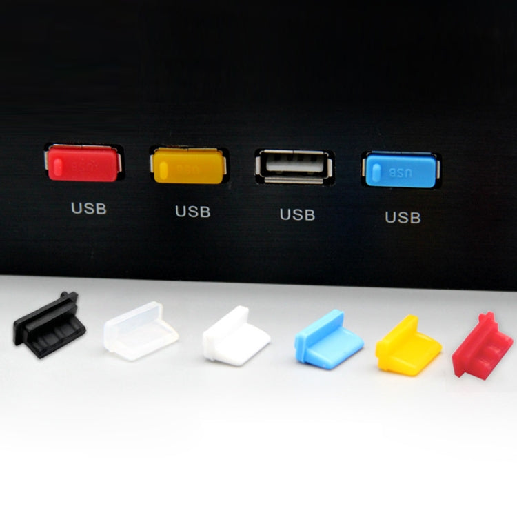 Set 10 coperture antipolvere porta USB 2.0 in silicone