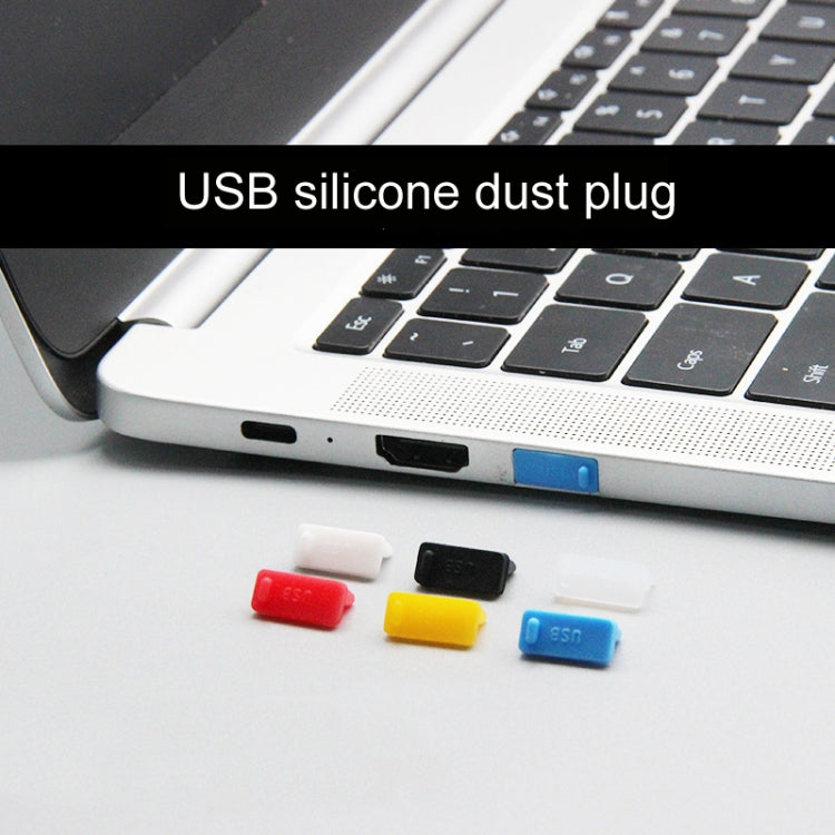 Set 10 coperture antipolvere porta USB 2.0 in silicone
