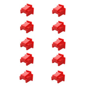 10 pezzi/set RJ45 porta di rete tappo antipolvere router copertura di protezione del cavo di rete