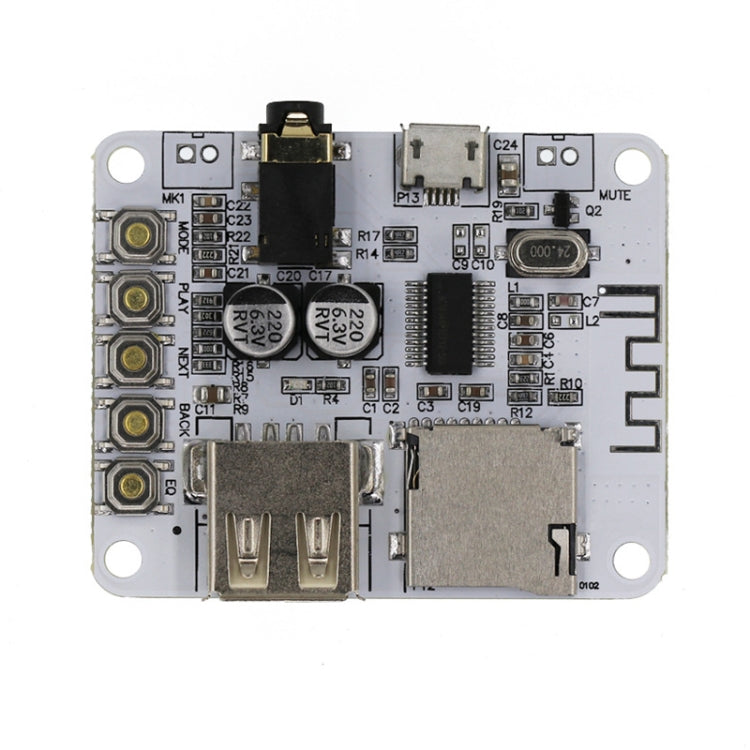 Modulo decodificatore MP3 Bluetooth Scheda ricevitore audio Decodificatore riproduzione con uscita preamplificatore scheda TF USB, Bluetooth MP3 Decoder Module