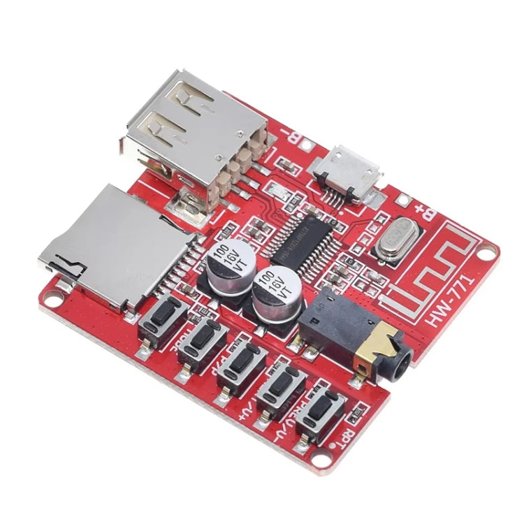 Scheda decodifica Bluetooth MP3 Lossless Amplificatore altoparlante auto Modifica Scheda circuito Bluetooth 4.1, Bluetooth 4.1 Decoder Board (5 Keys)