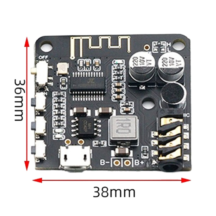 Modulo ricevitore audio Bluetooth 5.0 fai da te PRO Scheda decodifica Bluetooth MP3 Scheda amplificatore audio per altoparlanti per auto 4.1, Bluetooth 5.0 Audio Receiver Module