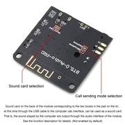 Modulo ricevitore audio Bluetooth 5.0 fai da te PRO Scheda decodifica Bluetooth MP3 Scheda amplificatore audio per altoparlanti per auto 4.1, Bluetooth 5.0 Audio Receiver Module
