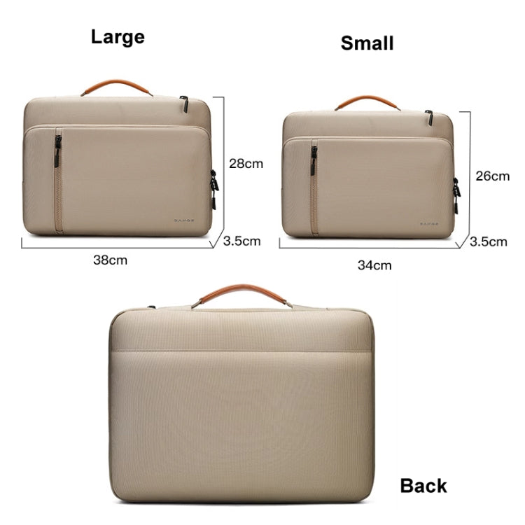 BANGE BG-6802 Borsa per laptop Custodia protettiva per notebook, Black Small, Khaki Small, Pink Small, Black Large, Khaki Large, Pink Large