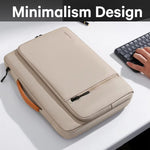 BANGE BG-6802 Borsa per laptop Custodia protettiva per notebook, Black Small, Khaki Small, Pink Small, Black Large, Khaki Large, Pink Large