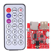Modulo di decodifica MP3 Bluetooth 4.1 Scheda ricevitore audio Scheda amplificatore altoparlante auto lossless Scheda circuito modificato, Bluetooth 4.1 MP3 Decoding Module (With RC Red)